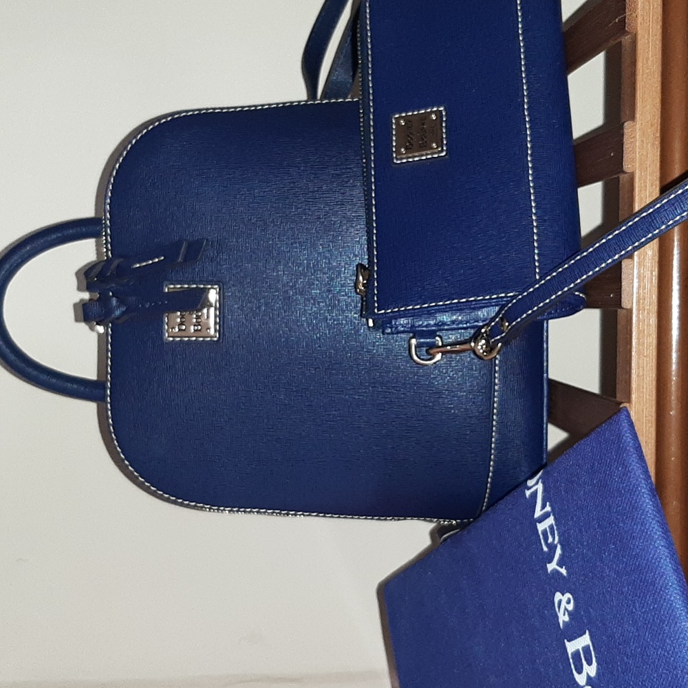 BUNDLE: NWOT Dooney & Bourke Saffiano Small Zip Pod Backpack & Zip Wristlet